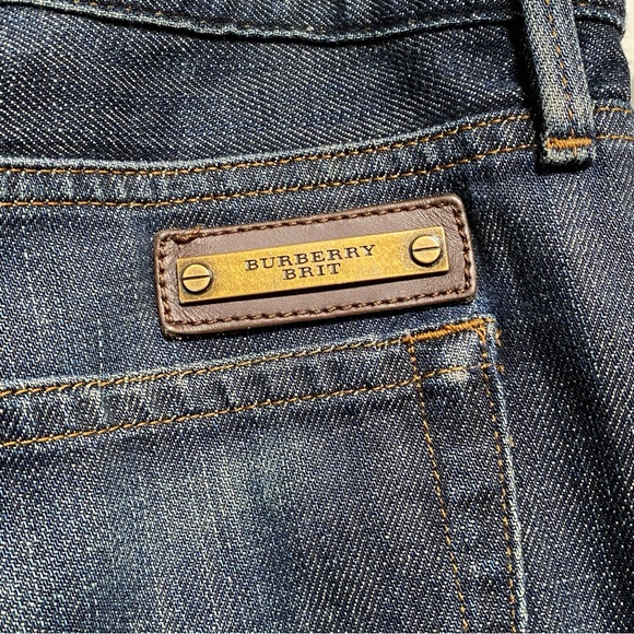 BURBERRY BRIT DARK BLUE CAVENDISH STRAIGHT LEG JEANS - Picture 6 of 13